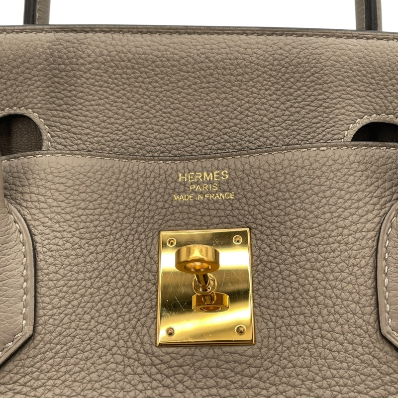 エルメス HERMES バーキン40 A刻 グリアスファルト GD金具 トゴ レディース ハンドバッグ