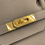 エルメス HERMES バーキン40 A刻 グリアスファルト GD金具 トゴ レディース ハンドバッグ