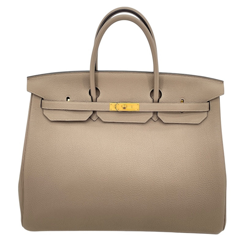 エルメス HERMES バーキン40 A刻 グリアスファルト GD金具 トゴ レディース ハンドバッグ