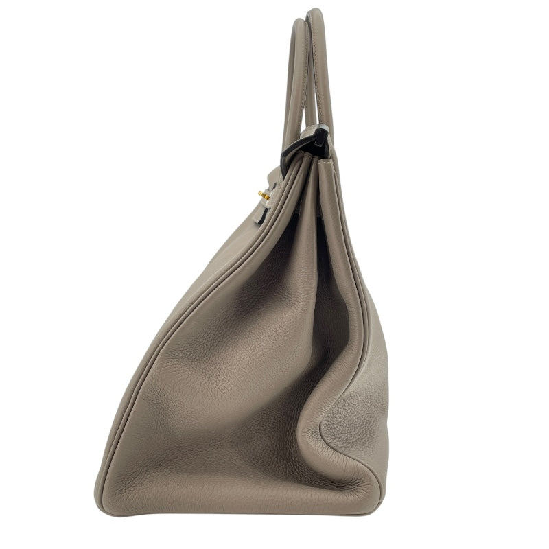 エルメス HERMES バーキン40 A刻 グリアスファルト GD金具 トゴ レディース ハンドバッグ