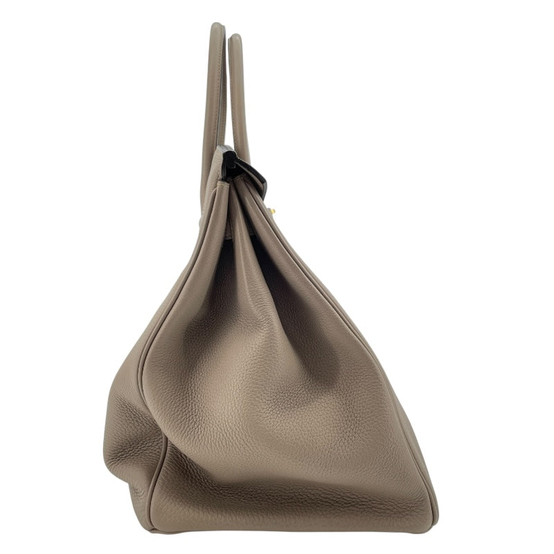 エルメス HERMES バーキン40 A刻 グリアスファルト GD金具 トゴ レディース ハンドバッグ