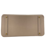 エルメス HERMES バーキン40 A刻 グリアスファルト GD金具 トゴ レディース ハンドバッグ