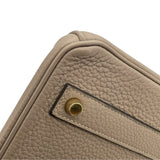 エルメス HERMES バーキン40 A刻 グリアスファルト GD金具 トゴ レディース ハンドバッグ