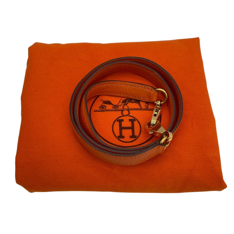 エルメス HERMES ボリード35 □G刻 オレンジ GD金具 トリヨン レディース ショルダーバッグ