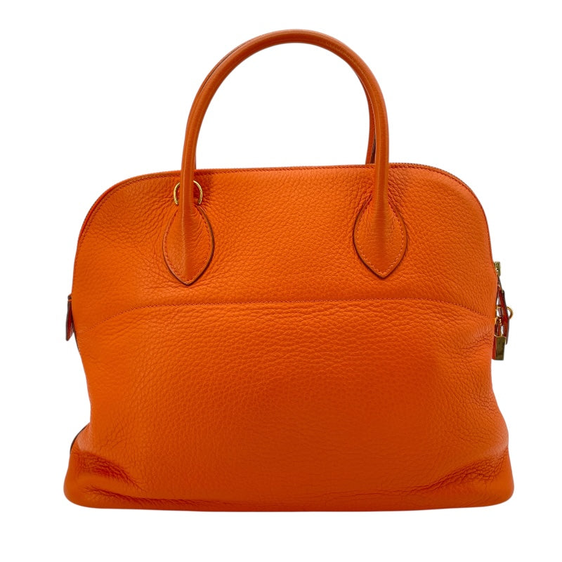 エルメス HERMES ボリード35 □G刻 オレンジ GD金具 トリヨン レディース ショルダーバッグ