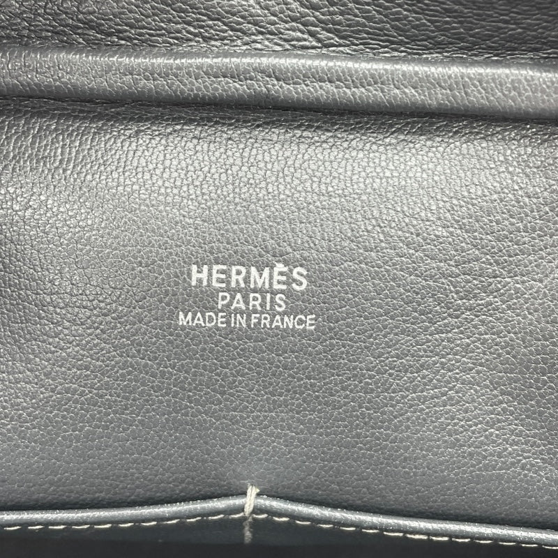 エルメス HERMES プリュム28 □I刻 ホワイト SV金具 エプソン レディース ハンドバッグ