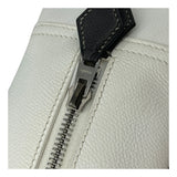 エルメス HERMES プリュム28 □I刻 ホワイト SV金具 エプソン レディース ハンドバッグ