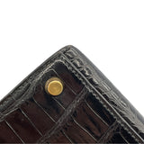 エルメス HERMES ケリー28 〇X刻 ブラック GD金具 ポロサス レディース ショルダーバッグ