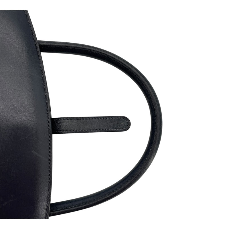 エルメス HERMES ダルヴィMM □C刻 ブルーインディゴ GD金具 ボックスカーフ レディース ハンドバッグ