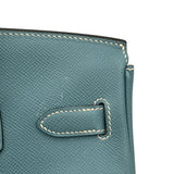 エルメス HERMES バーキン30 □M刻 ブルージーン エプソン レディース ハンドバッグ