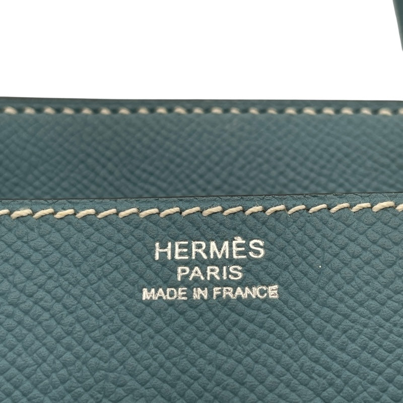 エルメス HERMES バーキン30 □M刻 ブルージーン エプソン レディース ハンドバッグ