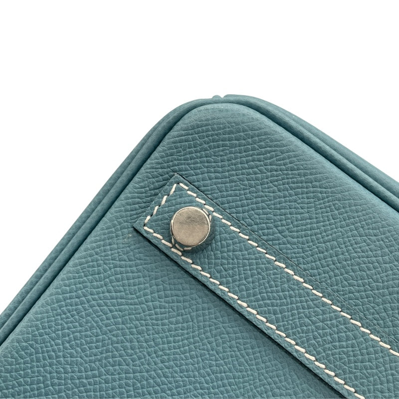 エルメス HERMES バーキン30 □M刻 ブルージーン エプソン レディース ハンドバッグ