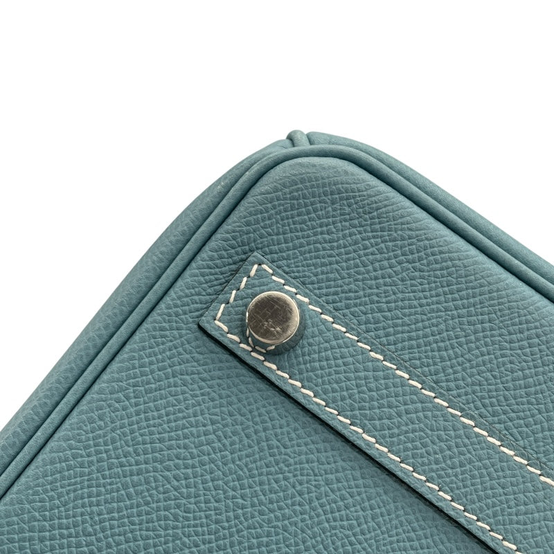 エルメス HERMES バーキン30 □M刻 ブルージーン エプソン レディース ハンドバッグ