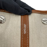 エルメス HERMES ガーデンパーティPM □Q刻 ゴールド SV金具 ネゴンダ レディース ハンドバッグ