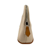 エルメス HERMES ボリードポーチ15 アイボリー SV金具 トワル レディース ポーチ