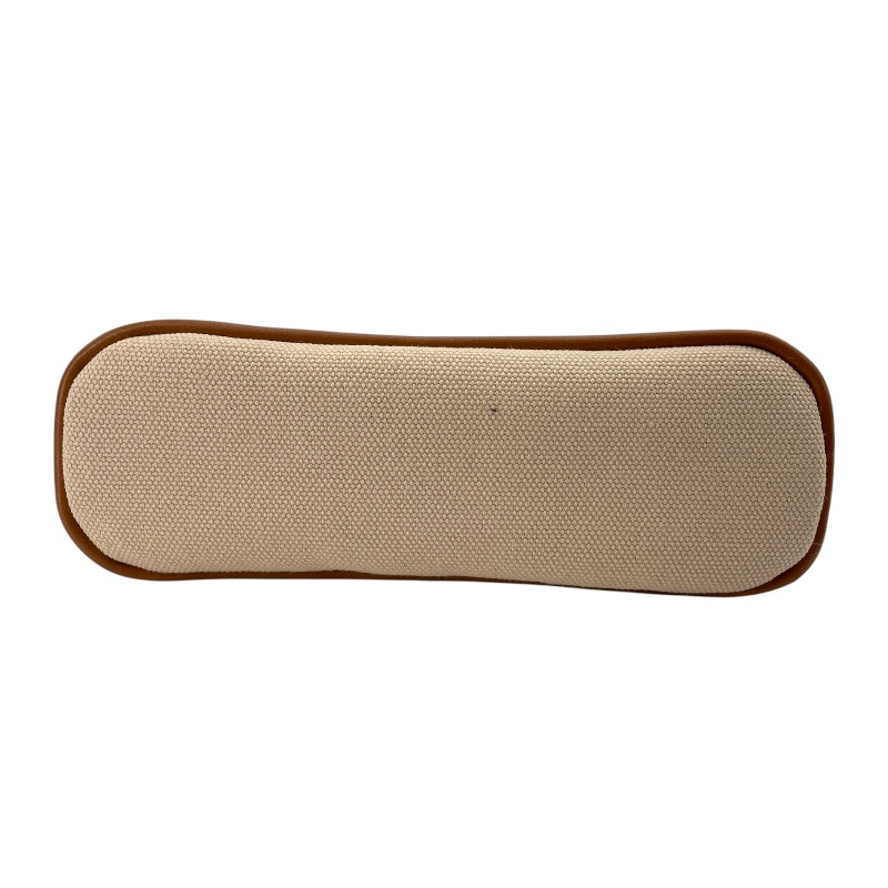 エルメス HERMES ボリードポーチ15 アイボリー SV金具 トワル レディース ポーチ