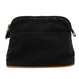 エルメス HERMES ボリードポーチPM ブラック トワル レディース ポーチ