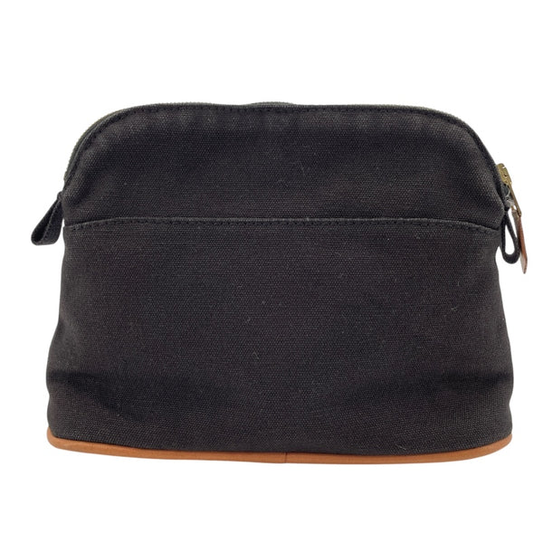 エルメス HERMES ボリードポーチPM ブラック トワル レディース ポーチ