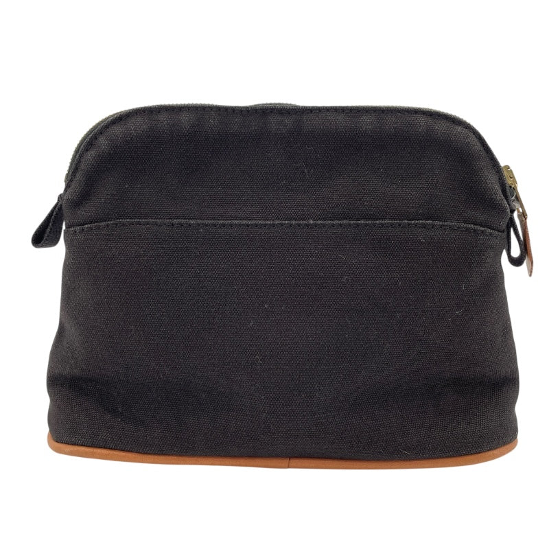 エルメス HERMES ボリードポーチPM ブラック トワル レディース ポーチ