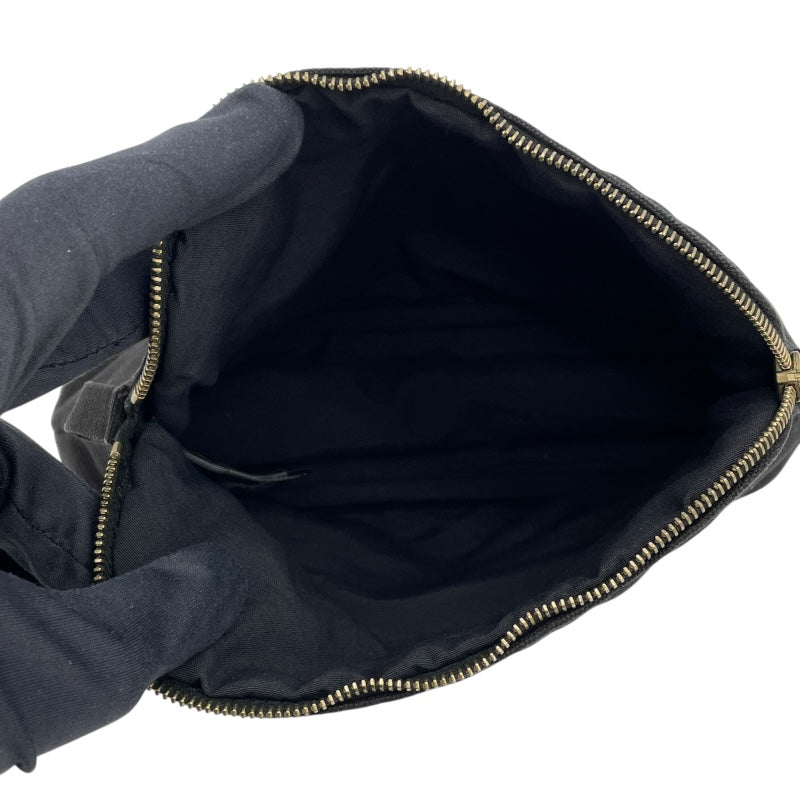 エルメス HERMES ボリードポーチPM ブラック トワル レディース ポーチ