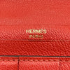 エルメス HERMES べアン T刻印 ゼラニウム ゴールド金具 アリゲーター レディース 長財布
