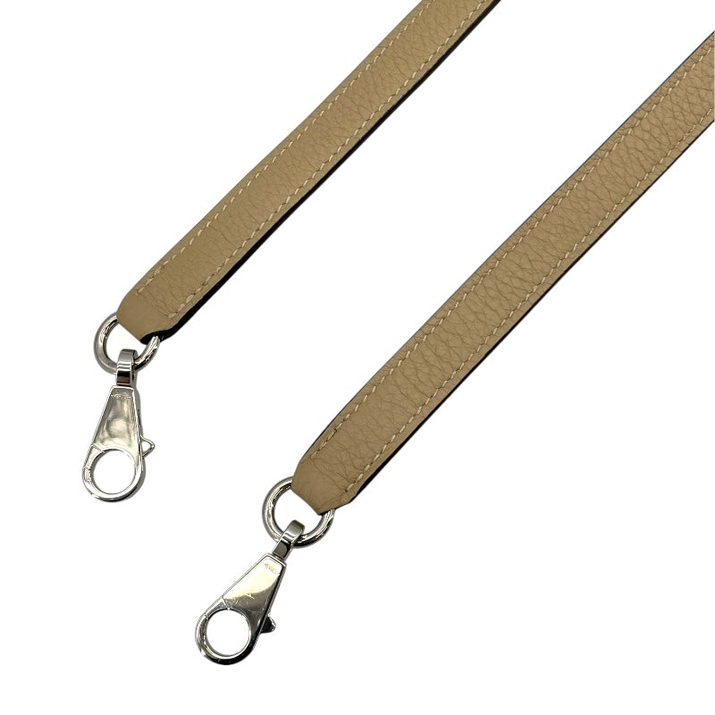 エルメス HERMES ストラップ ケリー用 トゥルティエールグレー SV金具 トゴ ユニセックス ストラップ