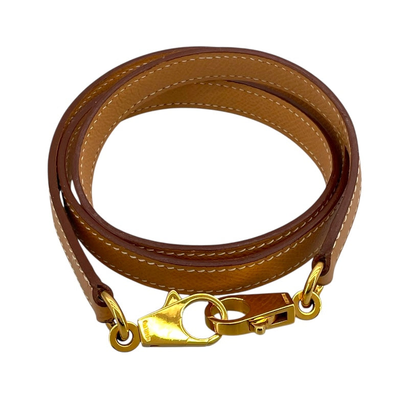 エルメス HERMES ストラップ ナチュラル GD金具 クシュベル ユニセックス ストラップ