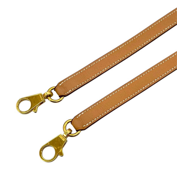 エルメス HERMES ストラップ ナチュラル GD金具 クシュベル ユニセックス ストラップ