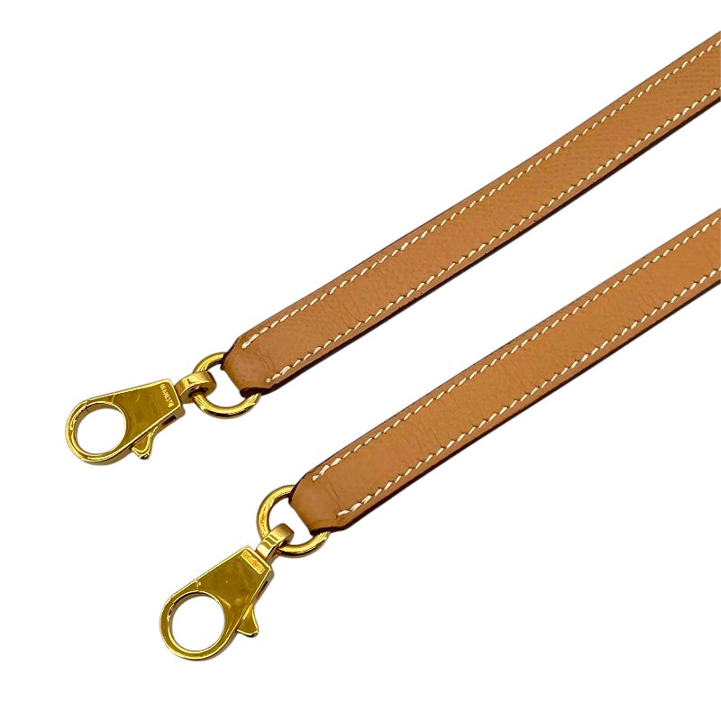 エルメス HERMES ストラップ ナチュラル GD金具 クシュベル ユニセックス ストラップ