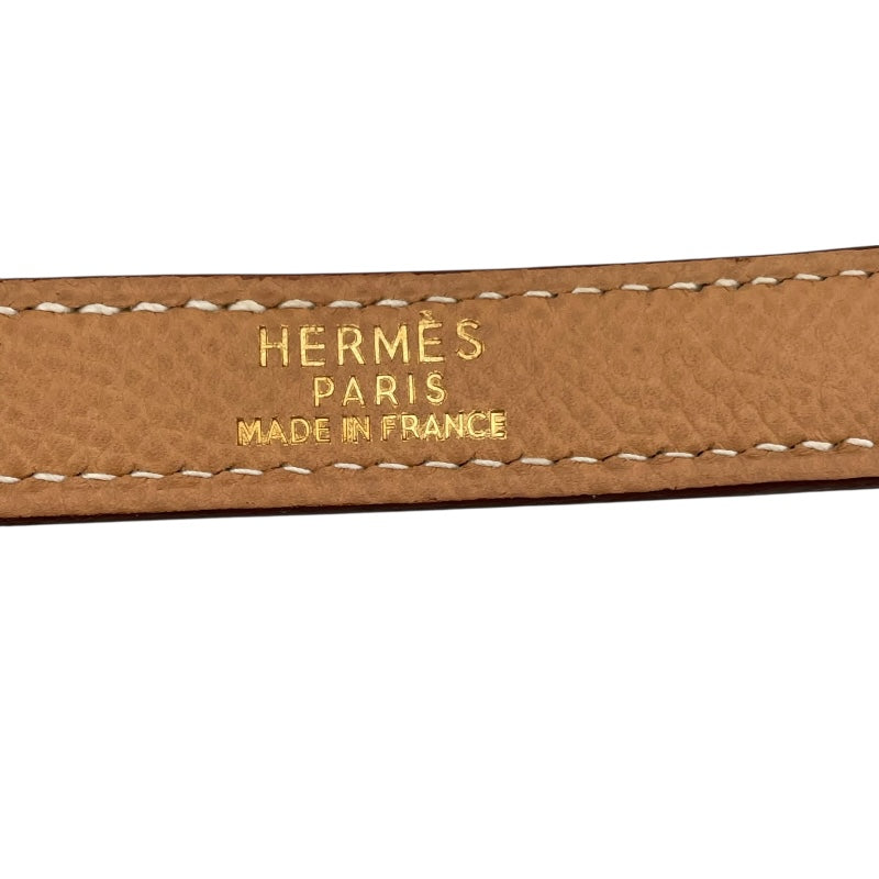 エルメス HERMES ストラップ ナチュラル GD金具 クシュベル ユニセックス ストラップ