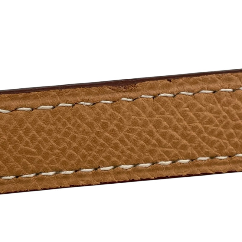 エルメス HERMES ストラップ ナチュラル GD金具 クシュベル ユニセックス ストラップ