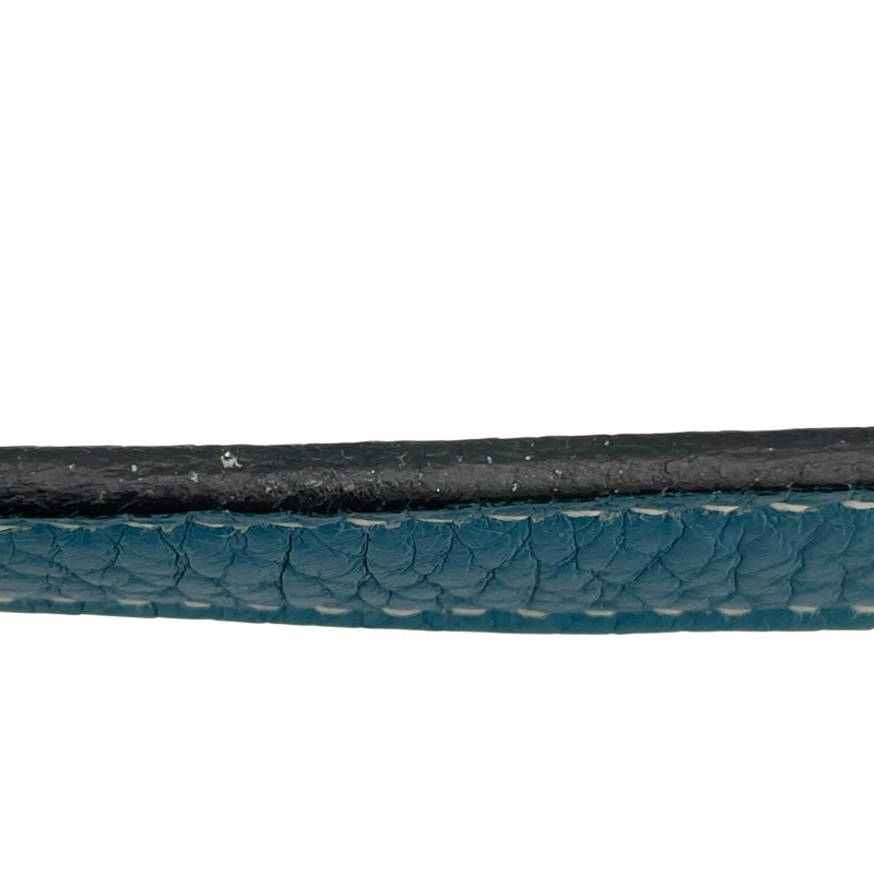 エルメス HERMES ストラップ ケリー用 ブルージーン SV金具 トゴ ユニセックス ストラップ