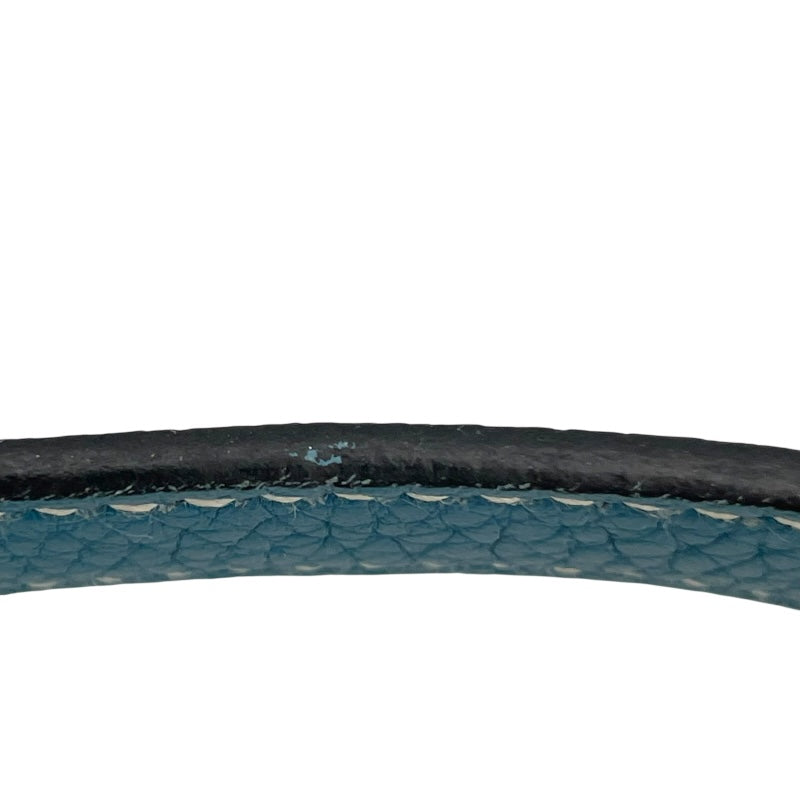 エルメス HERMES ストラップ ケリー用 ブルージーン SV金具 トゴ ユニセックス ストラップ