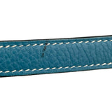 エルメス HERMES ストラップ ケリー用 ブルージーン SV金具 トゴ ユニセックス ストラップ