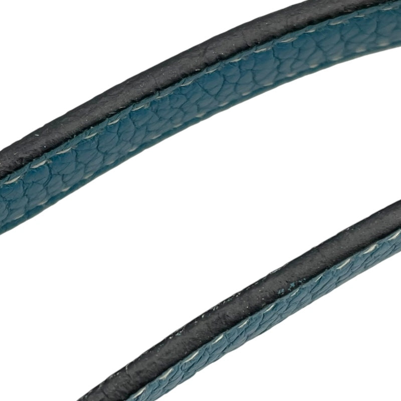 エルメス HERMES ストラップ ケリー用 ブルージーン SV金具 トゴ ユニセックス ストラップ