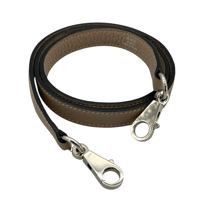 エルメス HERMES ストラップ トゥルティエールグレー SV金具 トゴ ユニセックス ストラップ