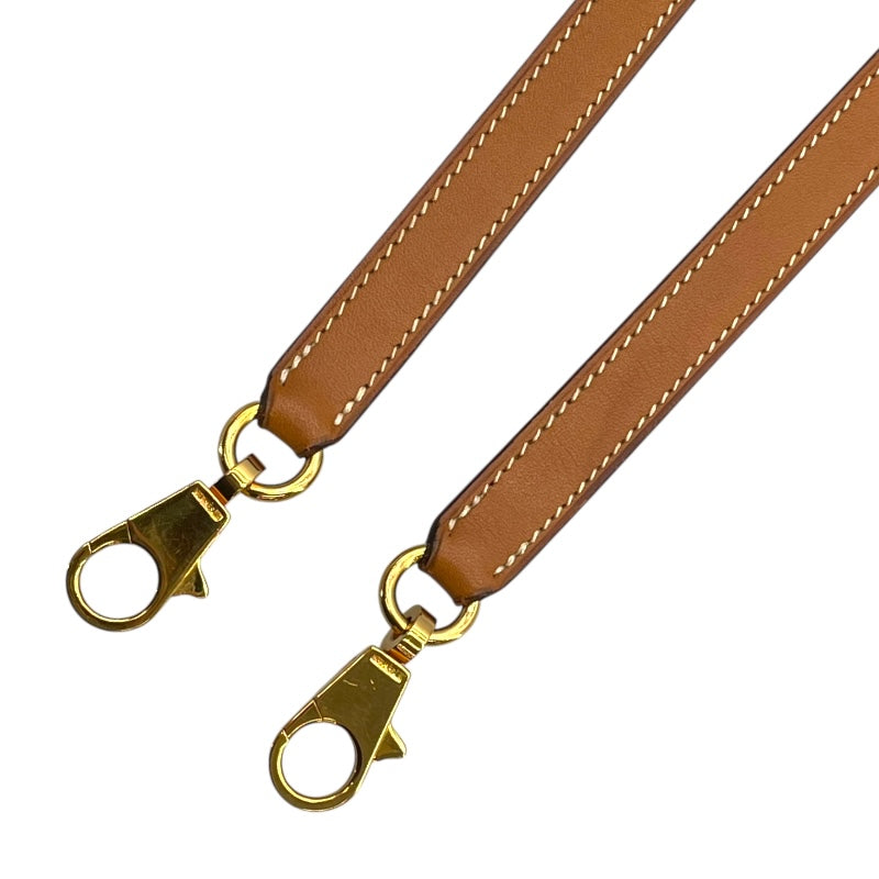 エルメス　ストラップ (ベージュ系) エルメス HERMES ストラップ ケリー用 ナチュラル GD金具