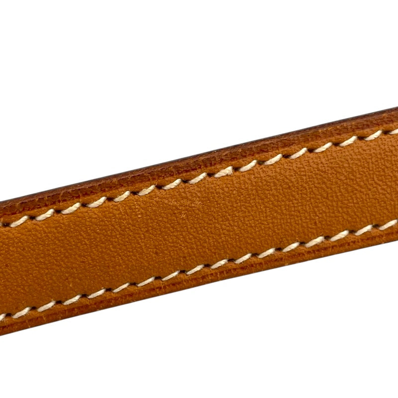 エルメス HERMES ストラップ ケリー用 ナチュラル GD金具 ヴァッシュ ユニセックス ストラップ