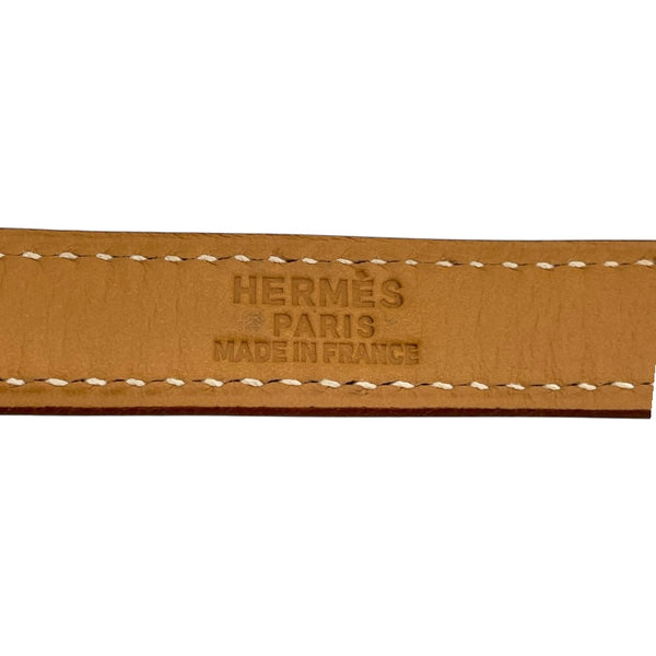 エルメス HERMES ショルダーストラップ ナチュラル SV金具 ヴァッシュ ユニセックス ショルダーストラップ