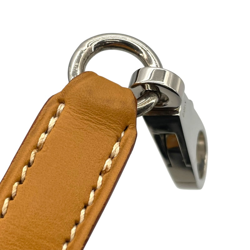 エルメス HERMES ショルダーストラップ ナチュラル SV金具 ヴァッシュ ユニセックス ショルダーストラップ
