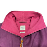 エルメス HERMES ジップアップハイネックジャケット 3E0207DC パープル カシミヤ レディース その他アウター