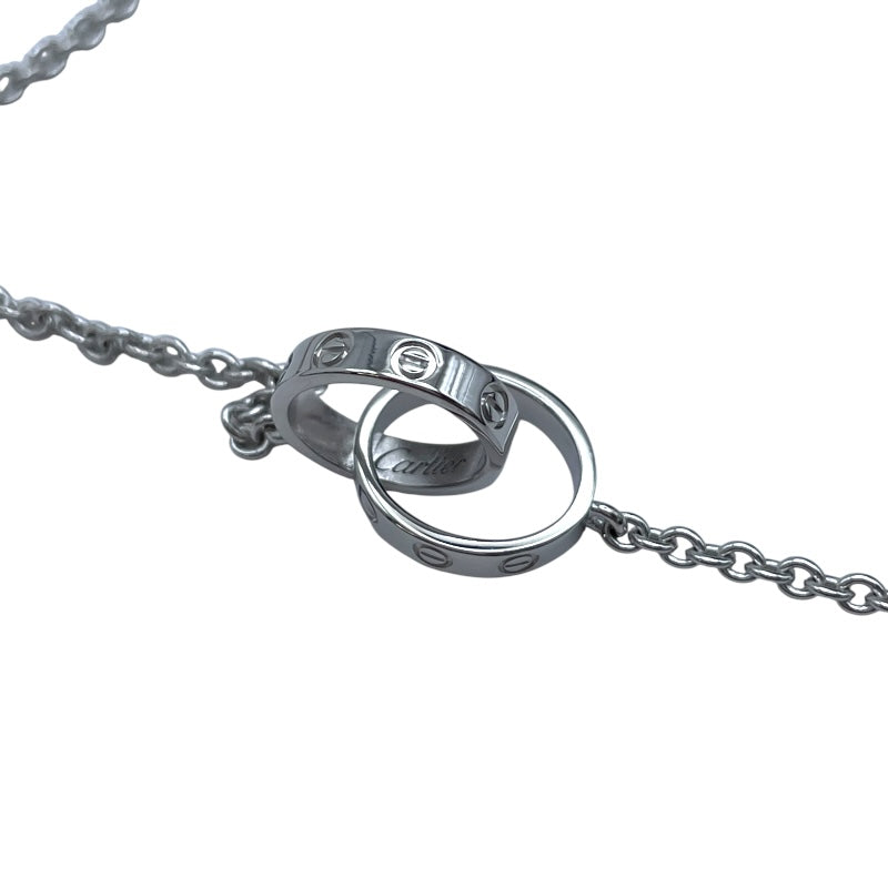 カルティエ Cartier ベビーラブネックレス ホワイトゴールド 750 ジュエリー