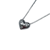 ティファニー TIFFANY＆CO ドッツハートネックレス プラチナ Pt950 ジュエリー