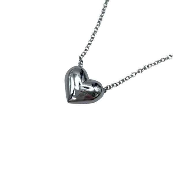 ティファニー TIFFANY＆CO ドッツハートネックレス プラチナ Pt950 ジュエリー