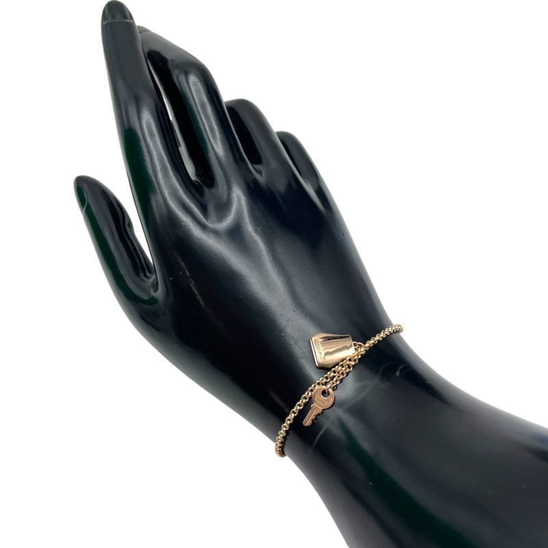 エルメス HERMES ケリークロシェットブレスPM ピンクゴールド Au750 ジュエリー