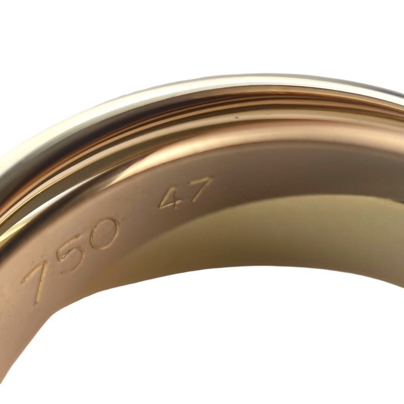 カルティエ Cartier トリニティリング マルチカラー 750 ジュエリー
