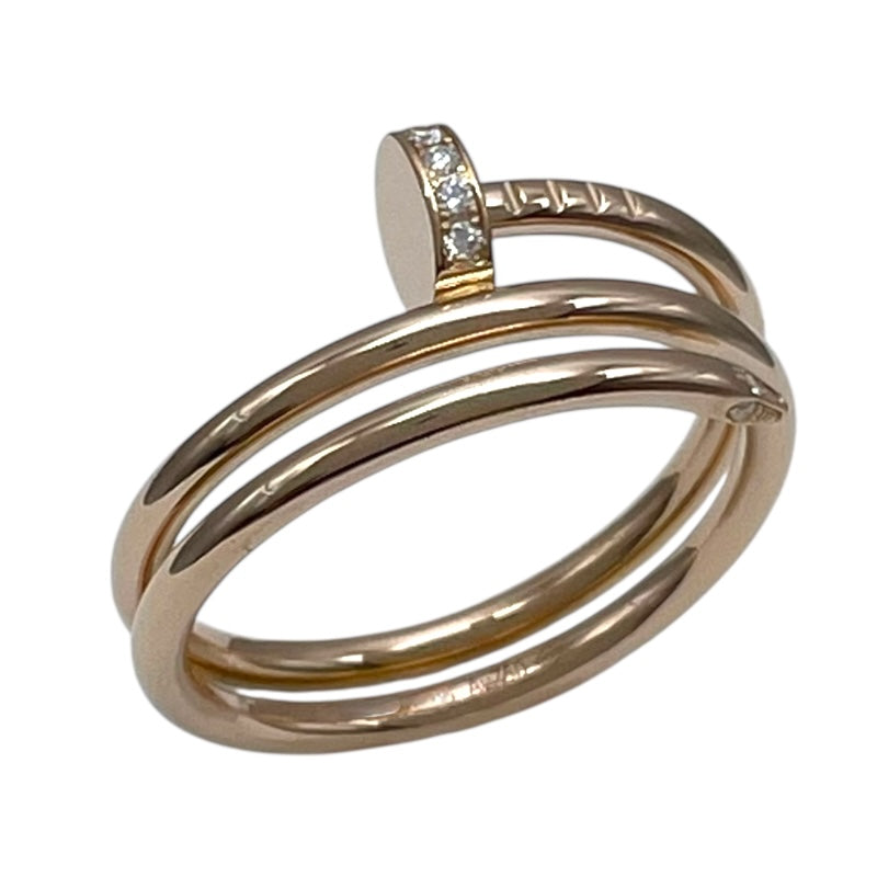 カルティエ Cartier ジュストアンクル ダイヤリング ピンクゴールド Au750/ダイヤモンド ジュエリー