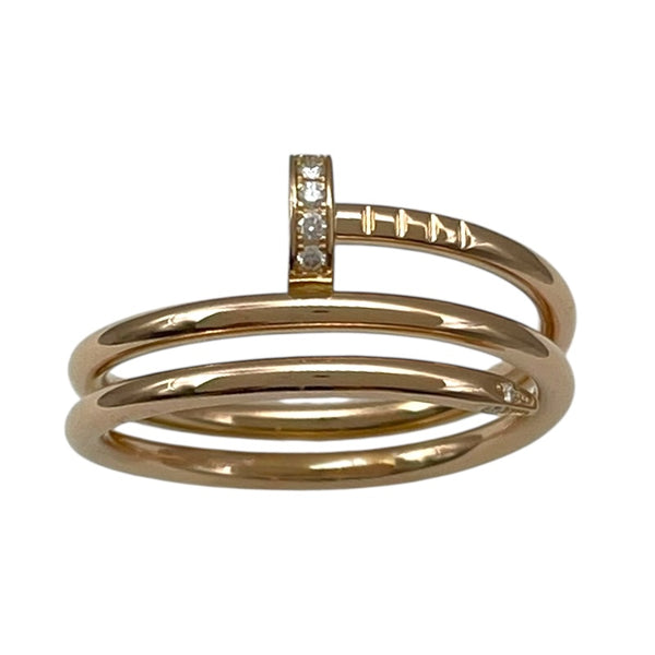 カルティエ Cartier ジュストアンクル ダイヤリング ピンクゴールド Au750/ダイヤモンド ジュエリー