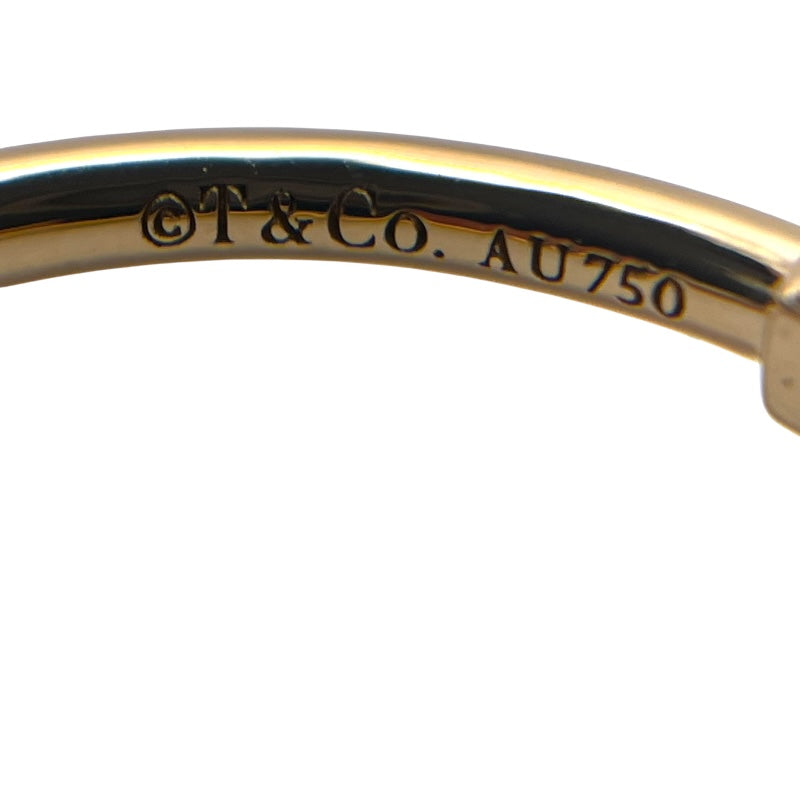 ティファニー TIFFANY＆CO Tワイヤーリング ピンクゴールド Au750 ジュエリー