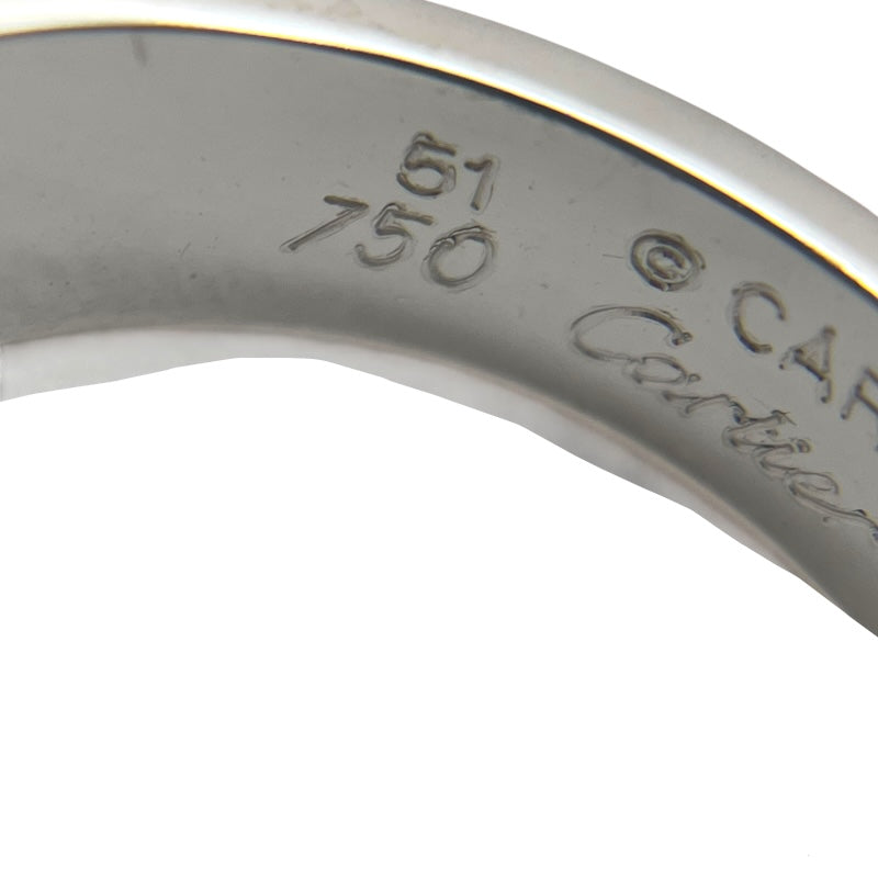 カルティエ Cartier タンクリング ホワイトゴールド 750/アメジスト ジュエリー